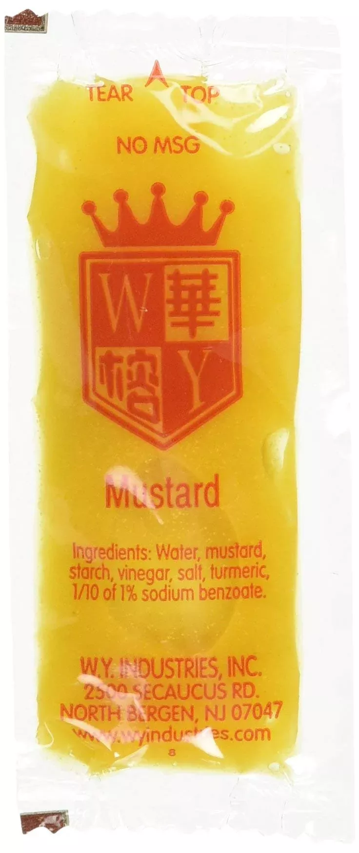 W.Y. Industries 200 Packets Chinese Yellow Mustard - Set Of 3