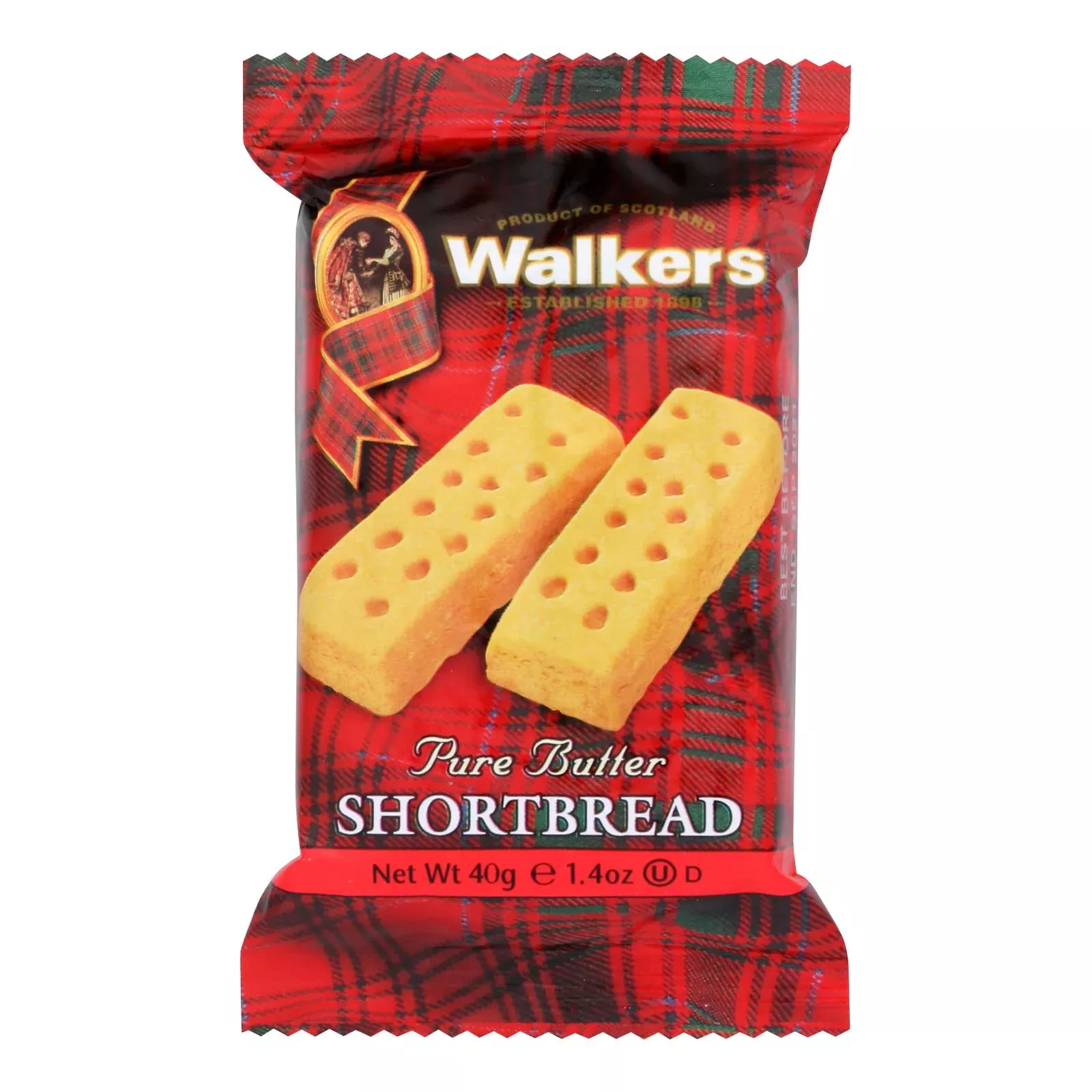 Walkers Shortbread Fingers 2 Count - Case of 24 - 1.4 Ounce