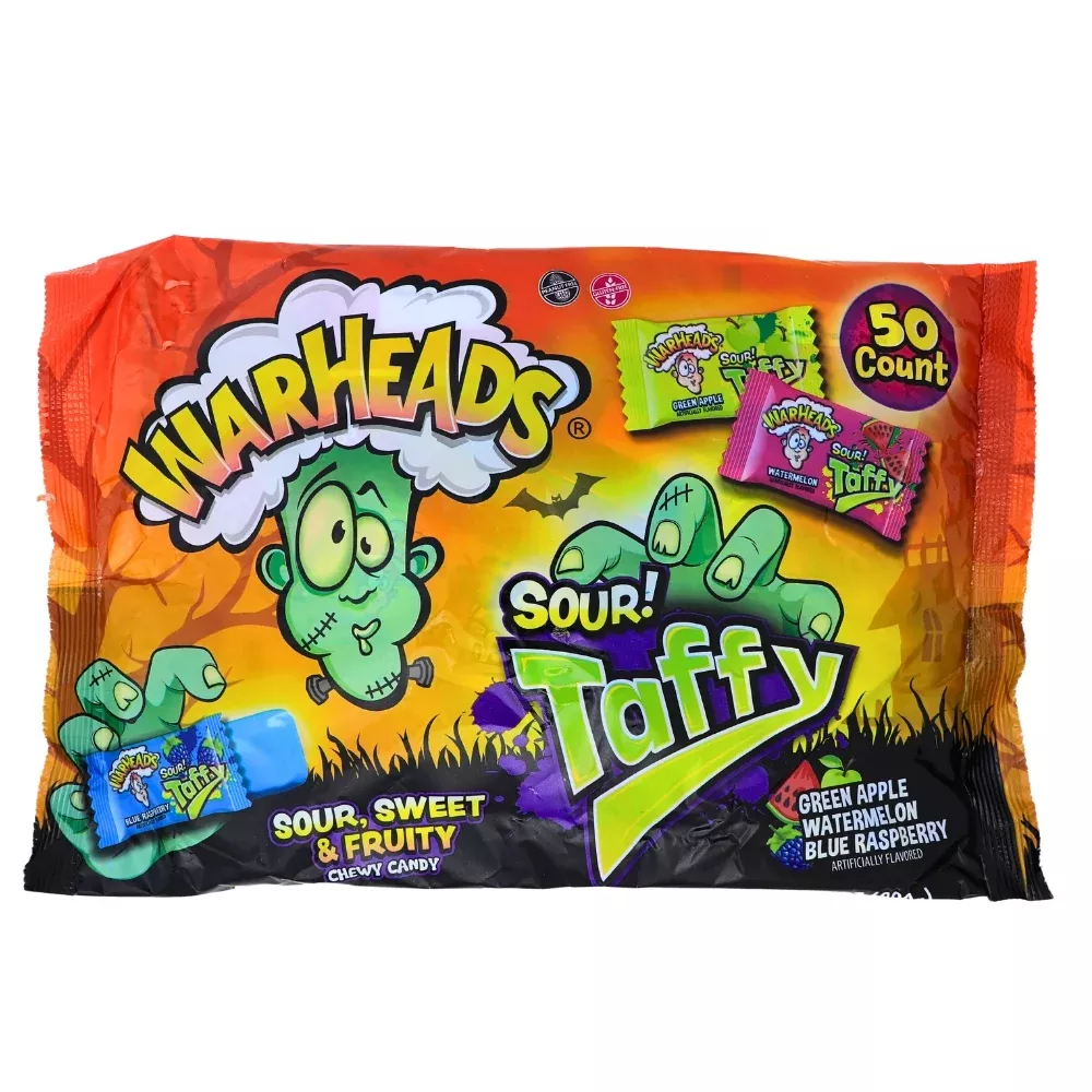 Warheads Taffy 50ct - 10.58oz