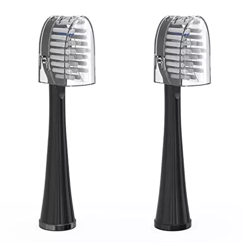 Waterpik Genuine Full Size Replacement Brush Heads With Covers For Son