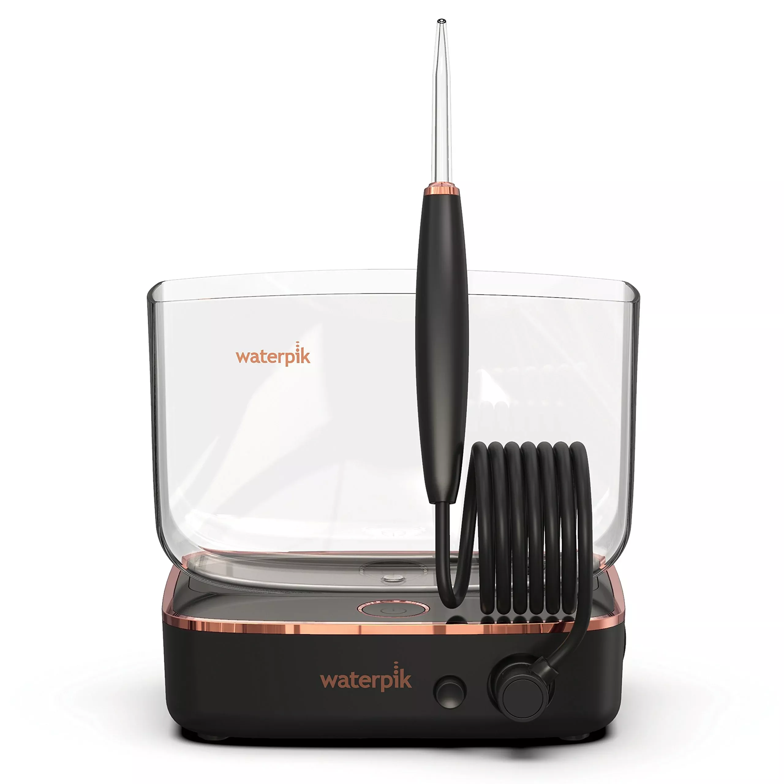 Waterpik Sidekick Portable Water Flosser For Travel & Home, Black/Copp