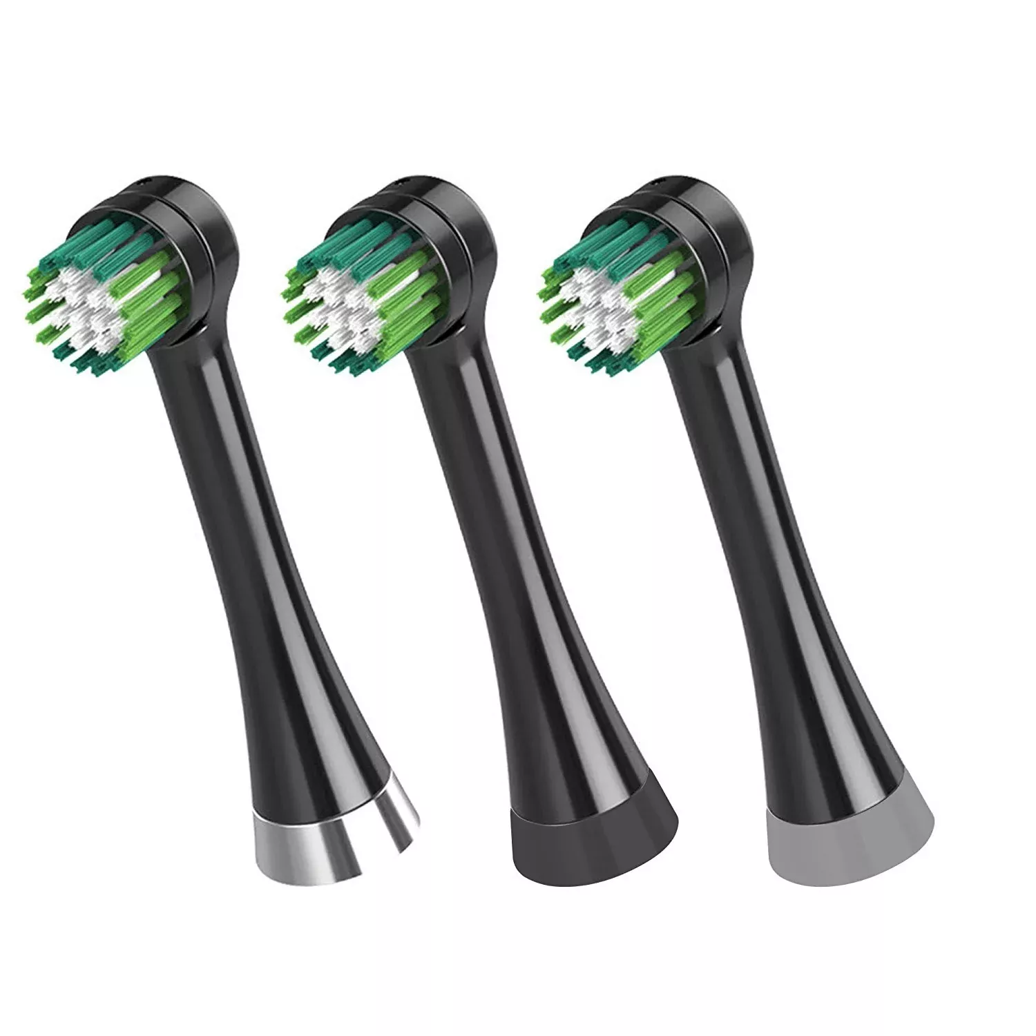 Waterpik Triple Clean Complete Care Replacement Brush Heads, Black, Ot