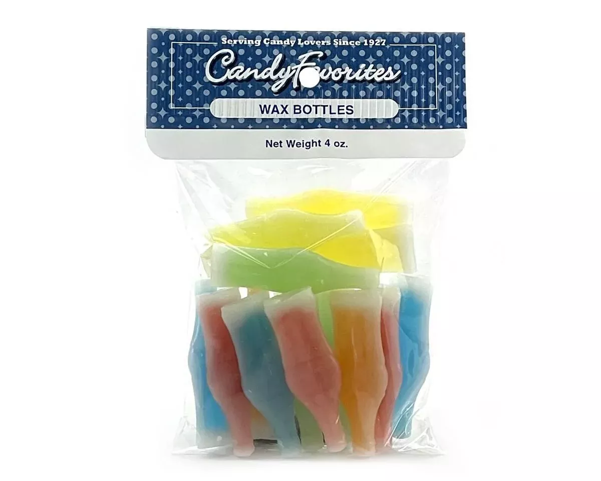 Wax Bottles 4 oz. Bags - 8 / Box