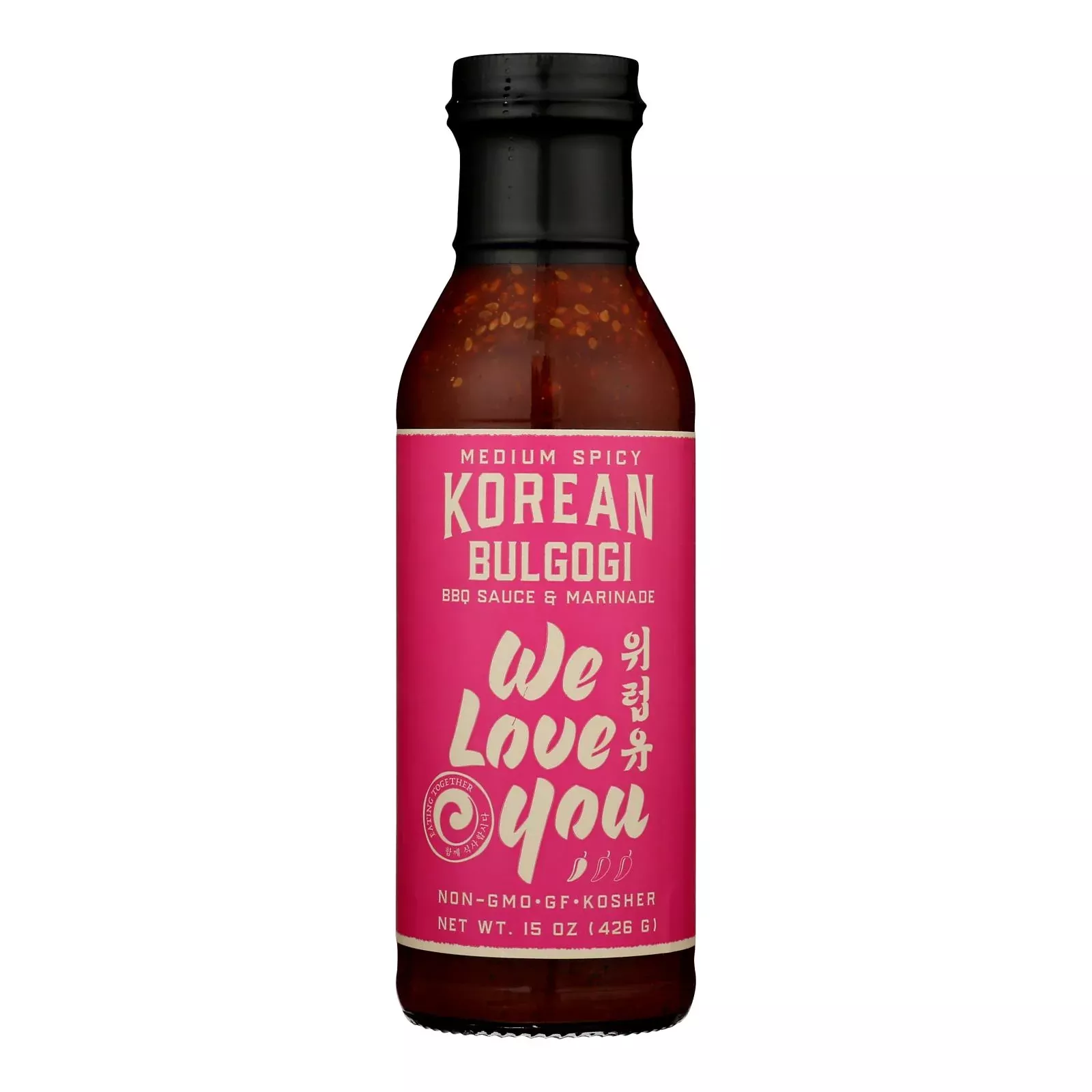 We Love You - Kor Bbq Sce&mrnd Medium Spicy - Case of 6-15 Ounce