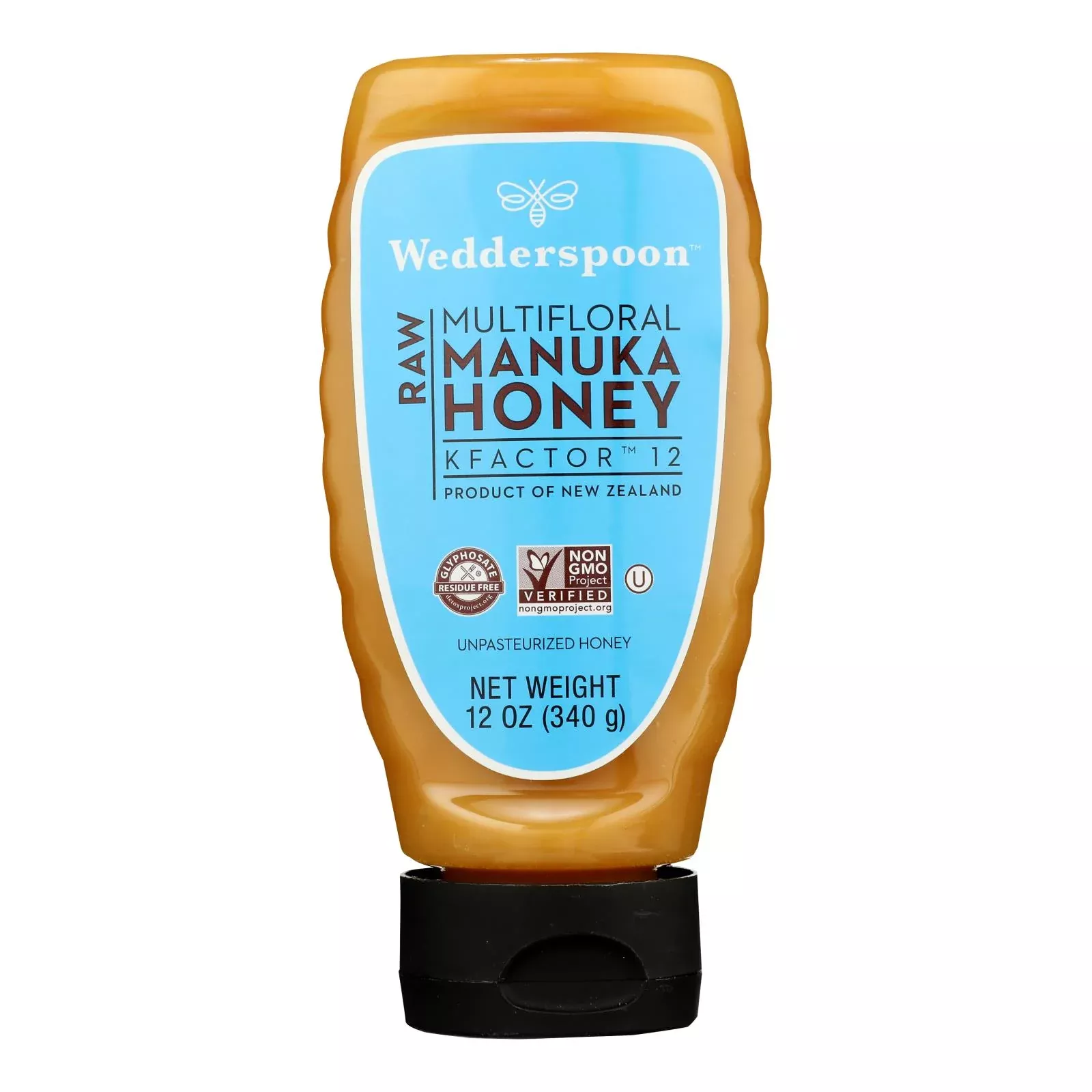 Wedderspoon - Honey Manuka Kfactor - Case of 6 - 12 Ounce