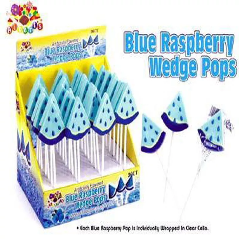 Wedge Pops Blue Raspberry