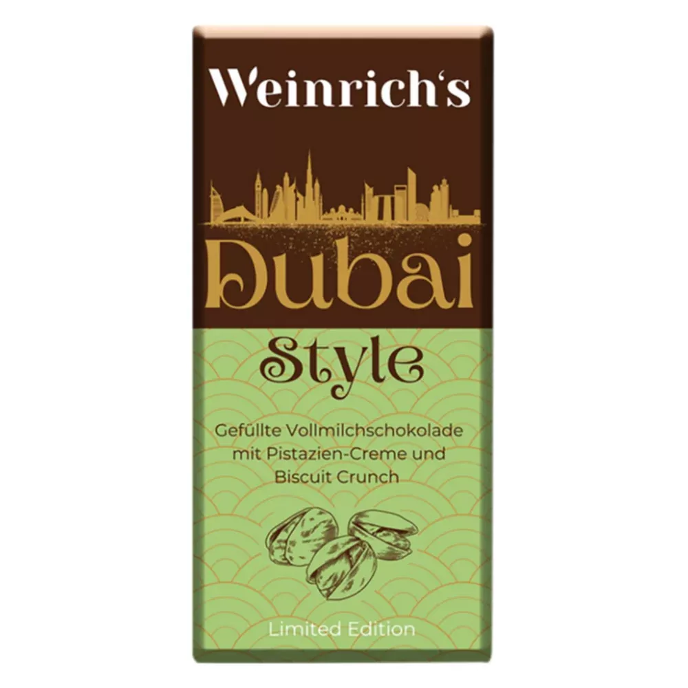 Weinrich's Dubai Style Chocolate Bar - 10ct