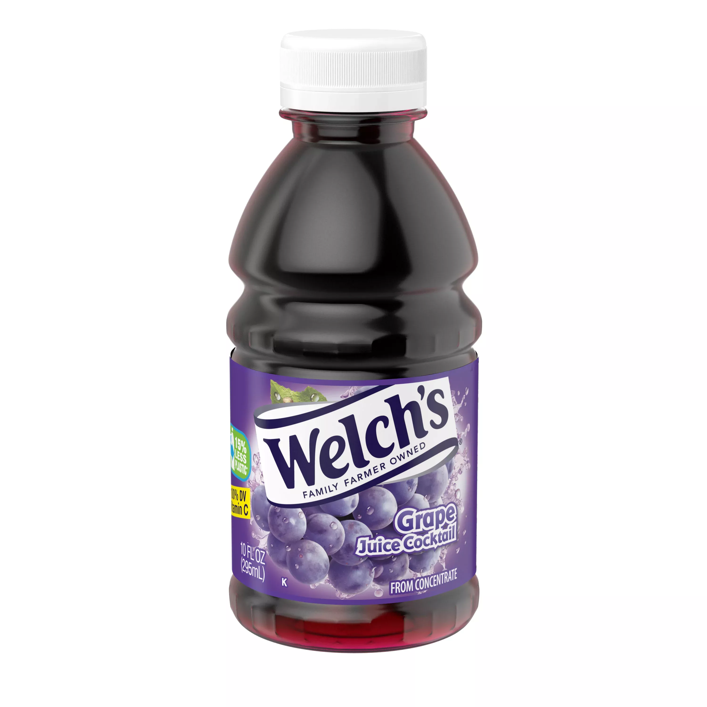 Welch's Fl Juice Cocktail Grape 10 Fluid Ounce - 24 Per Case
