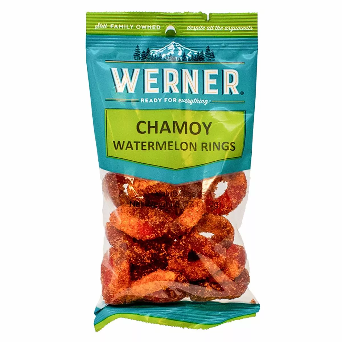 Werner Candy Chamoy Watermelon Rings 6oz