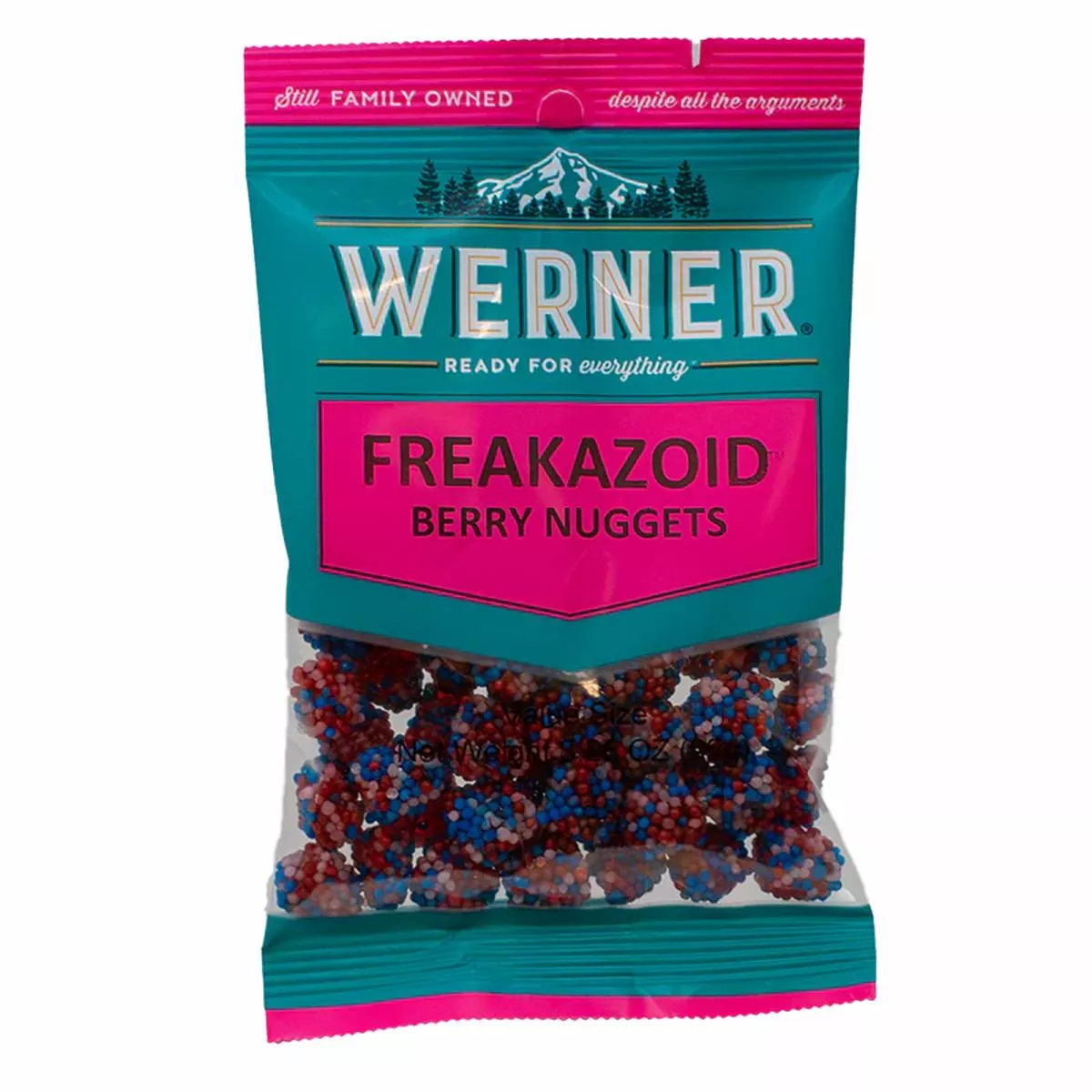 Werner Candy Freakazoid Berry Clusters 3.25oz