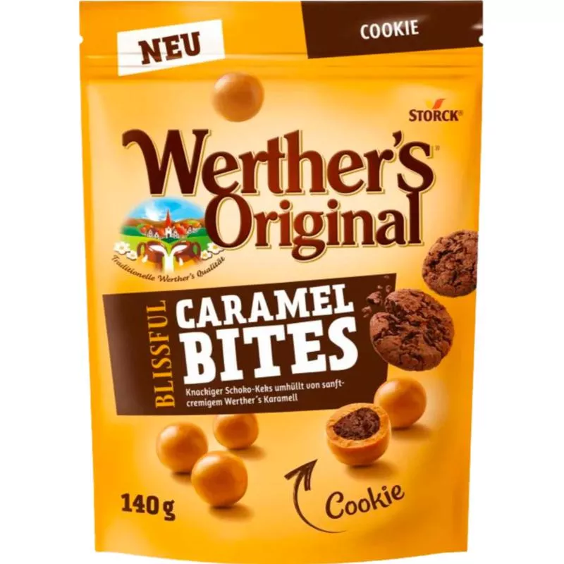 Werther’s Original Caramel Chocolate Cookie Bites 140g