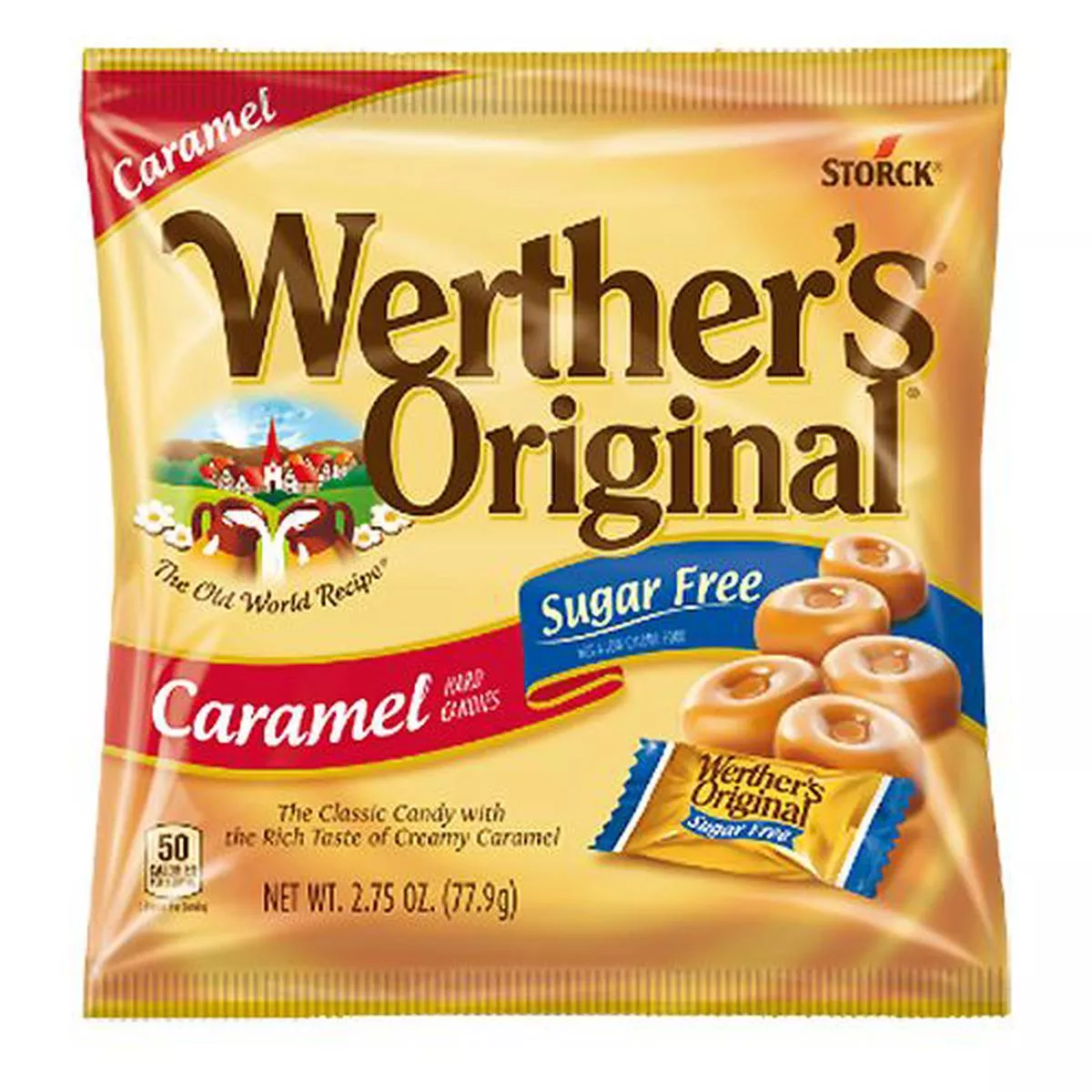 Werther 's Original Caramel Sugar Free Hard Candy - 2.75-oz. Bag