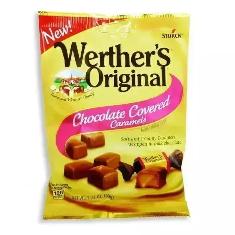Werther's Original Chocolate Covered Caramels: 1.5LB Box