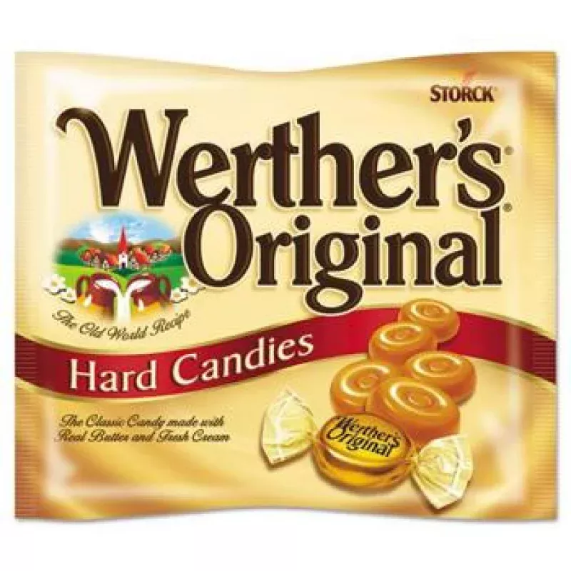 Werther’s Peg Bag Original Hard 2.65oz 12ct