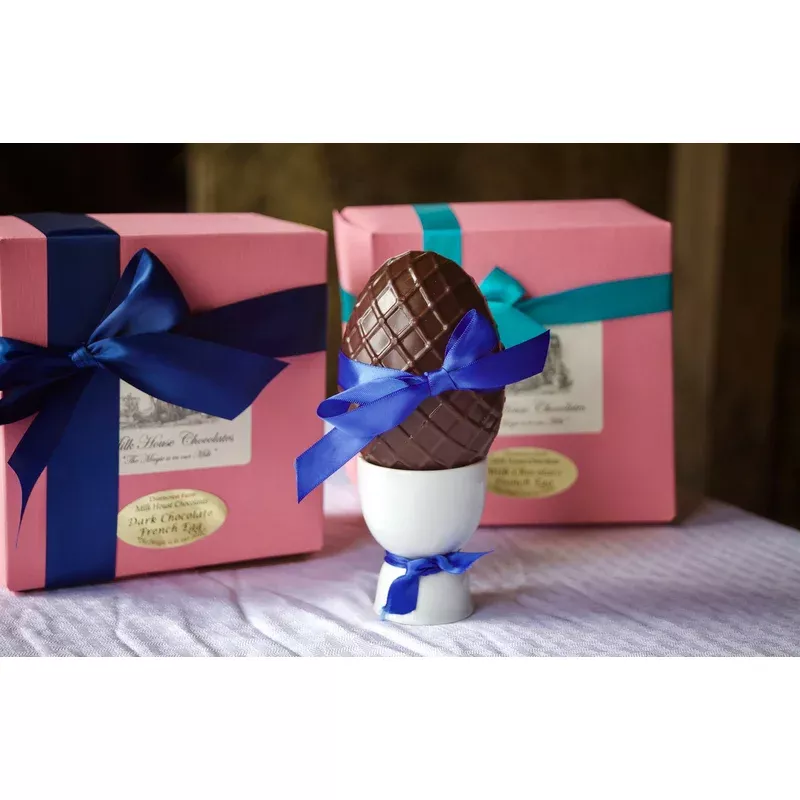 white chocolate french egg