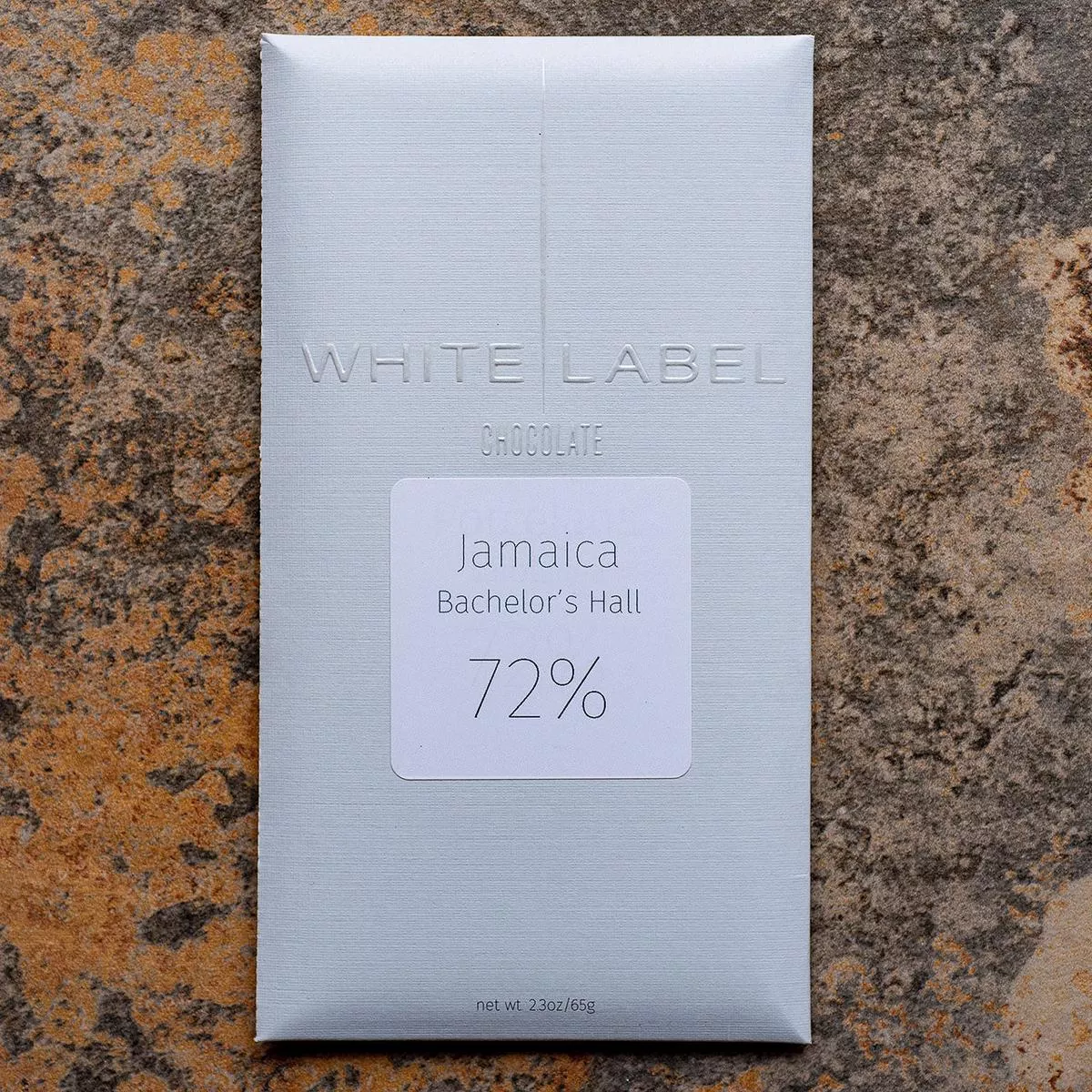 White Label 72-Percent Jamaica Bachelor 's Hall Micro-Batch Dark Chocolate Bar
