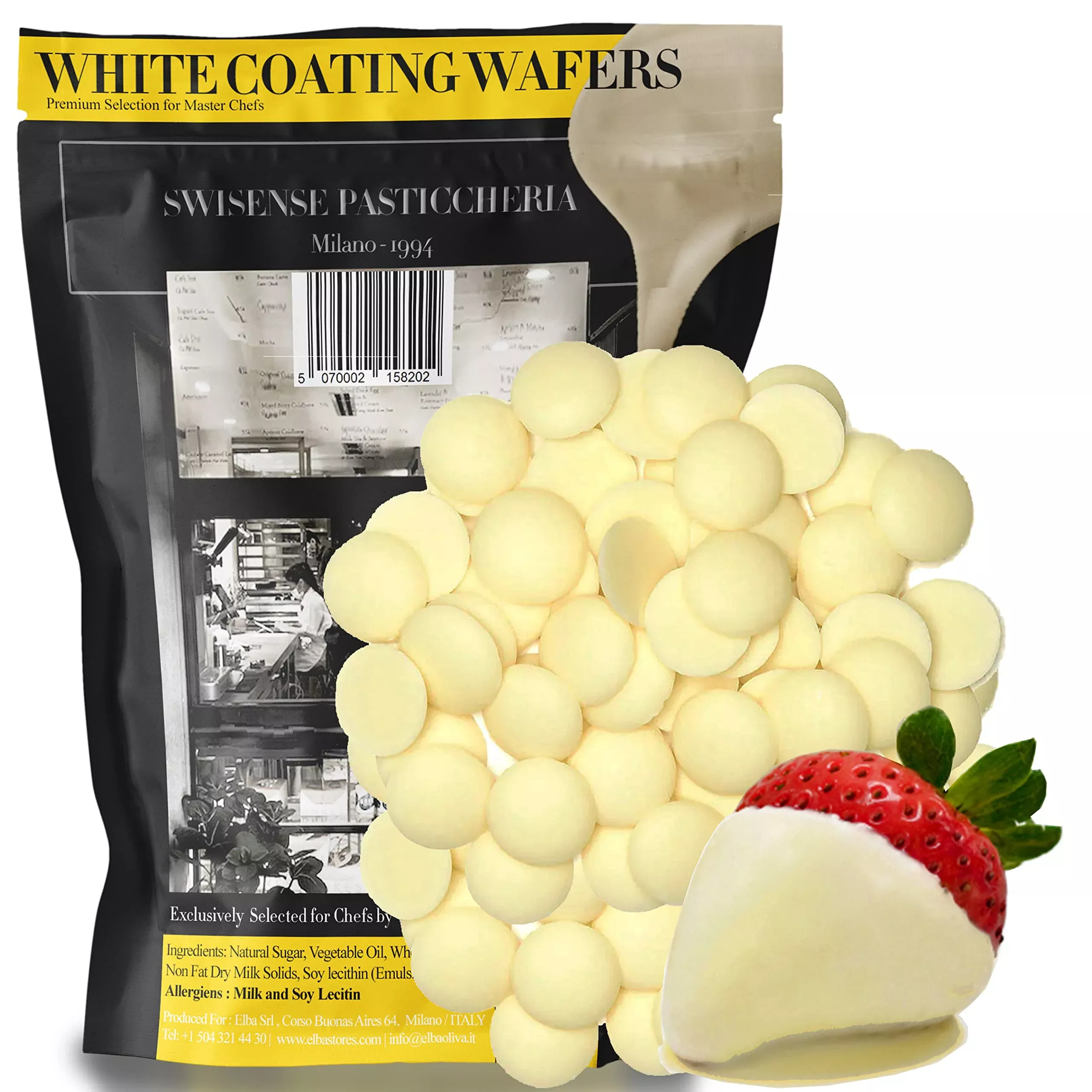 White Melting Chocolate Candy Melts | White Chocolate Melts 5 Lbs| Melting Chocolate Wafers Chips In Healthy Resealable Packaging Perfect For Baking Dipping Chocolate Fountain Fondue Coating Wafer