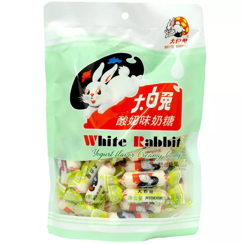 White Rabbit Creamy Candy Yogurt Flavor – peg bag 180g (SNG12)