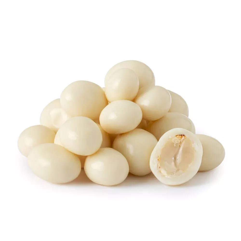 White Yogurt Covered Peanuts Candy - 10 LB