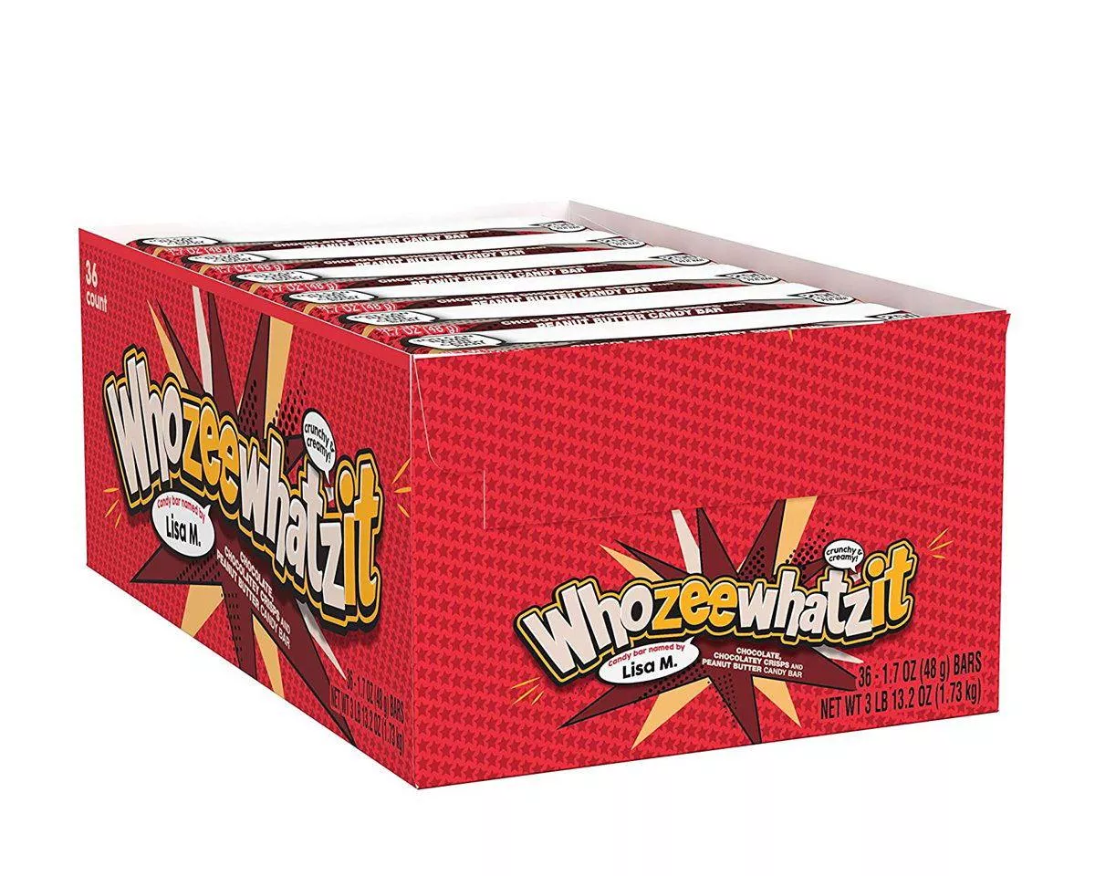 Whozeewhatzit 1.70 oz. Candy Bars - 36 / Box