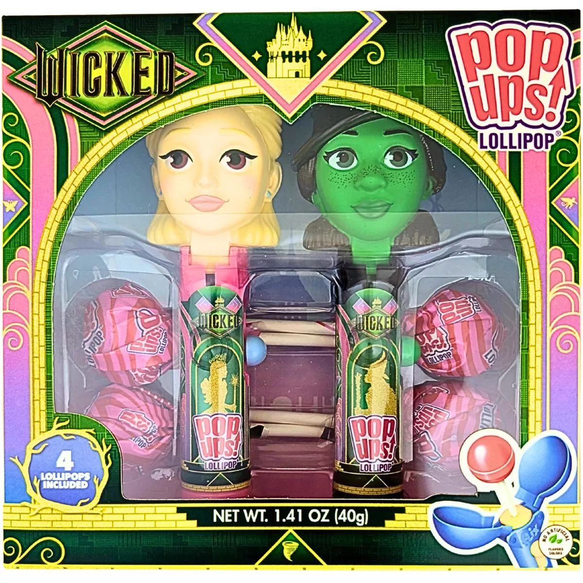 Wicked Pop Ups Lollipops 40g – 12 Pack