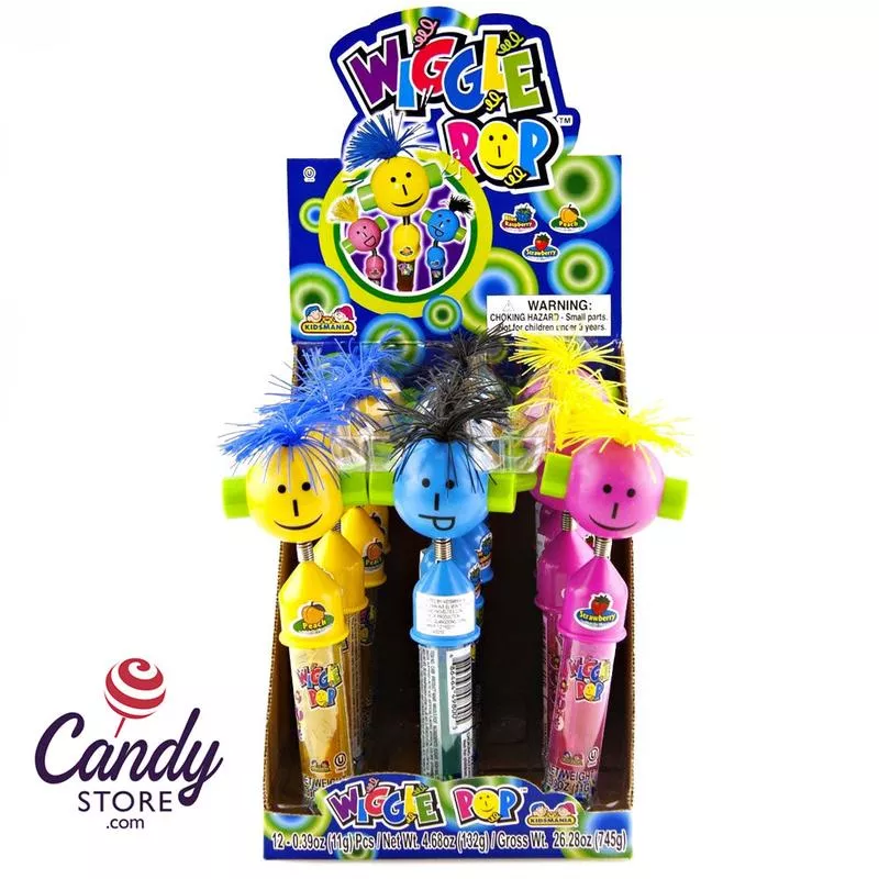 Wiggle Pops Silly Lollipops – 12ct
