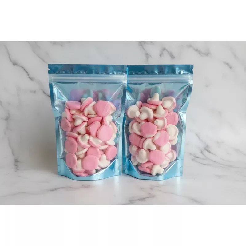 Wild Strawberry Marshmallow Mushrooms Swedish Candy