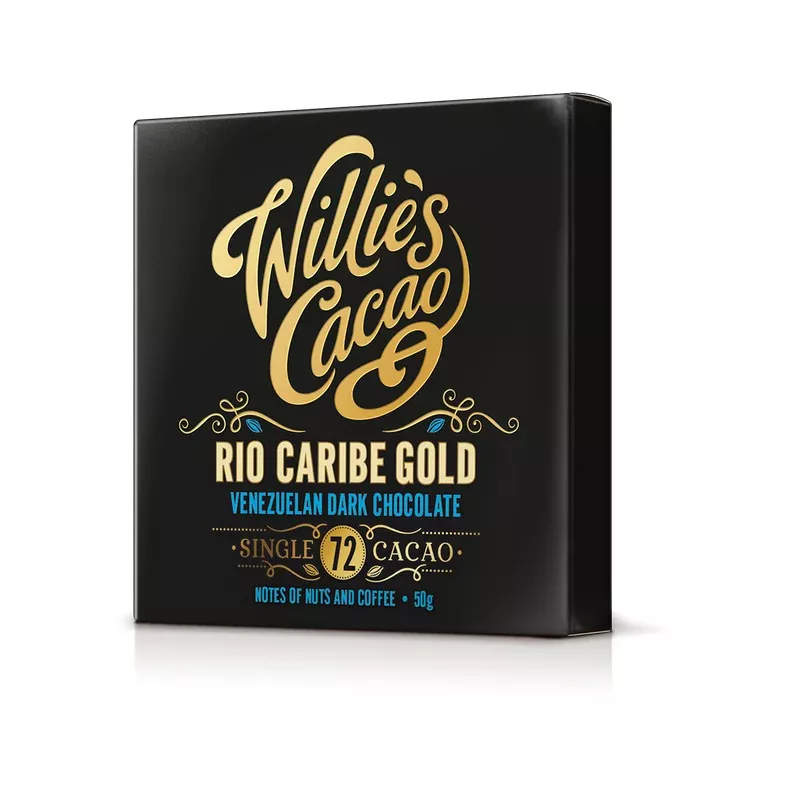 willie’s cacao – rio caribe 72% dark chocolate bar