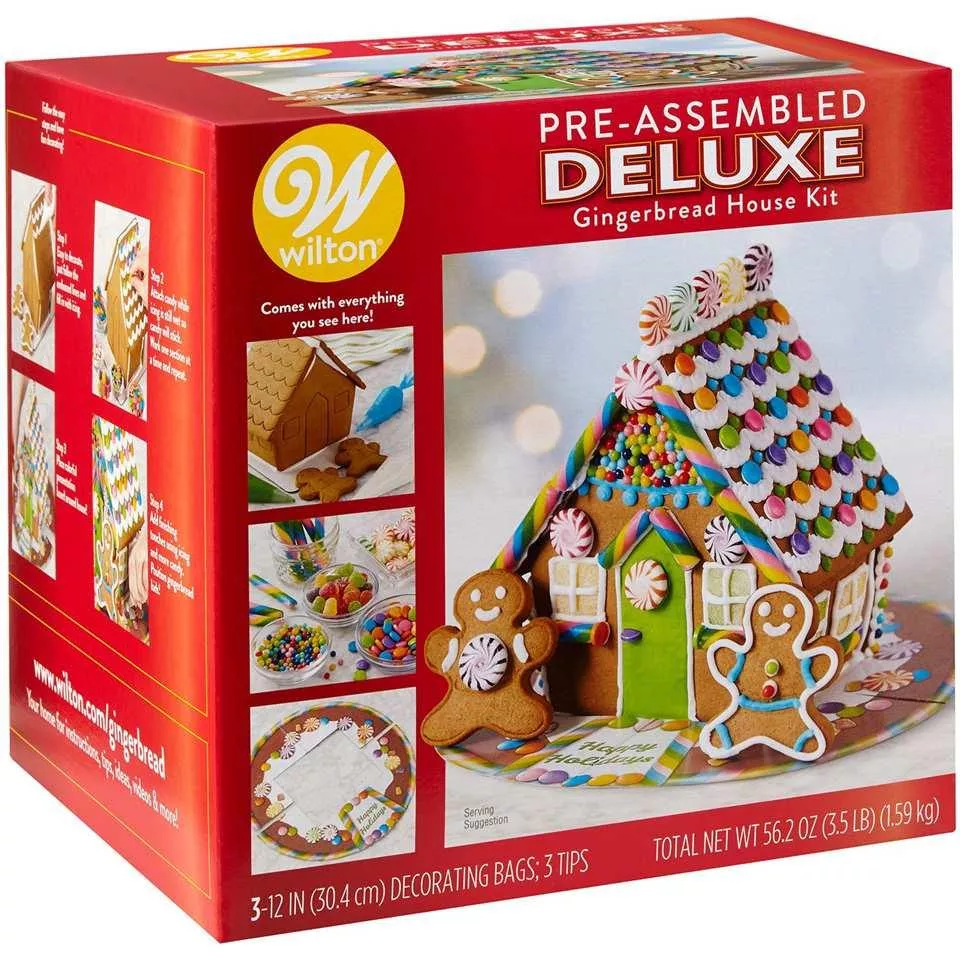 Wilton Deluxe Make Your Own Gingerbread House Kit - 1 Unit