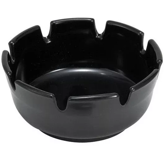 Winco Industries Co. Winco Ashtray 4 Inch Diamond Black 1 - 1 Dozen - 1 Per Case