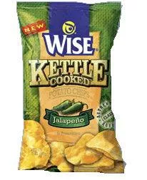 Wise Jaelpeno Potato Chips - 36 / Case