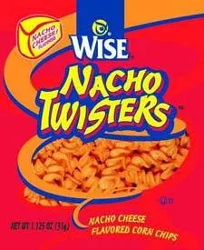 Wise Nacho Twisters Corn Chips - 36 / Case
