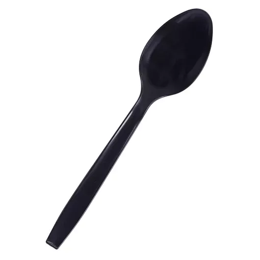 Wna Inc. Caterline Black Serving Spoon, 8.7 Inch, 100 Each