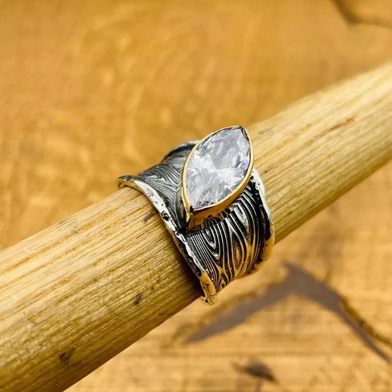 Women 's Zircon Silver Ring