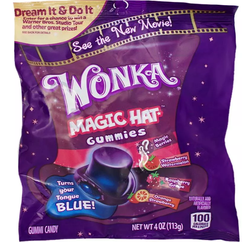 wonka magic hat gummies 4oz