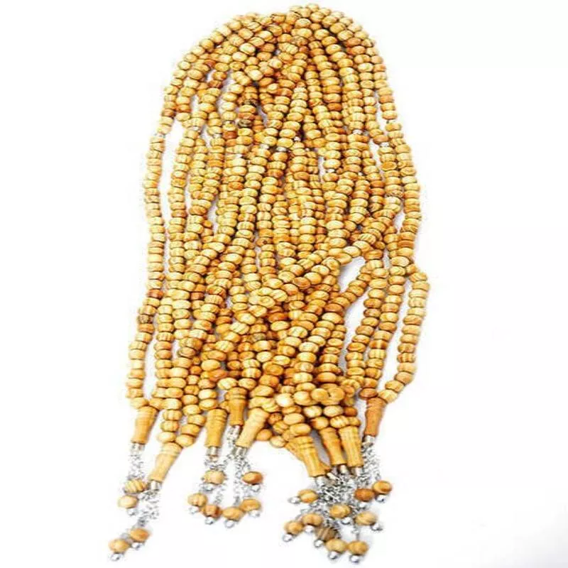 Wooden 99 Beads Tasbih (10 Pieces)