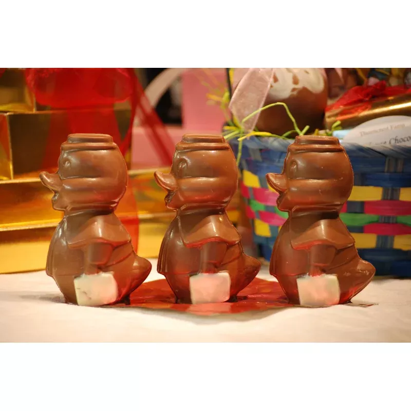 “woody” the chocolate easter duck