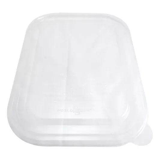World Centric 10 Inch X 7.5 Inch Compostable Ingeo Tray Lid, 50 Each, 8 Per Case