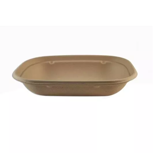 World Centric 20 Ounce Unbleached Plant Fiber Box, 50 Each, 8 Per Case