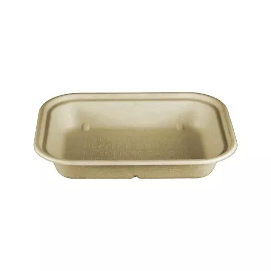 World Centric Single Compartment Laminated Trays, 50 Each, 8 Per Case