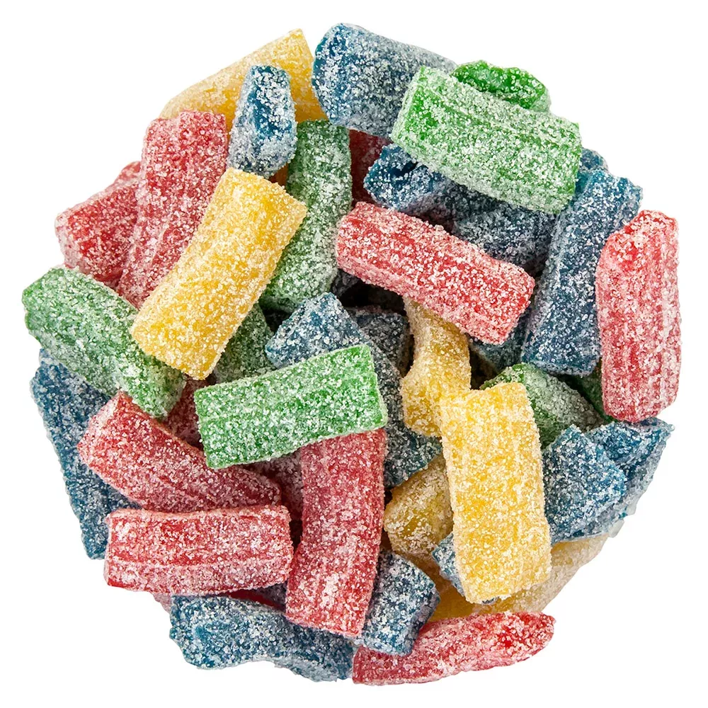 World Confections Sour Dudes Assorted Bites Gummy Candy - 4.4 LB