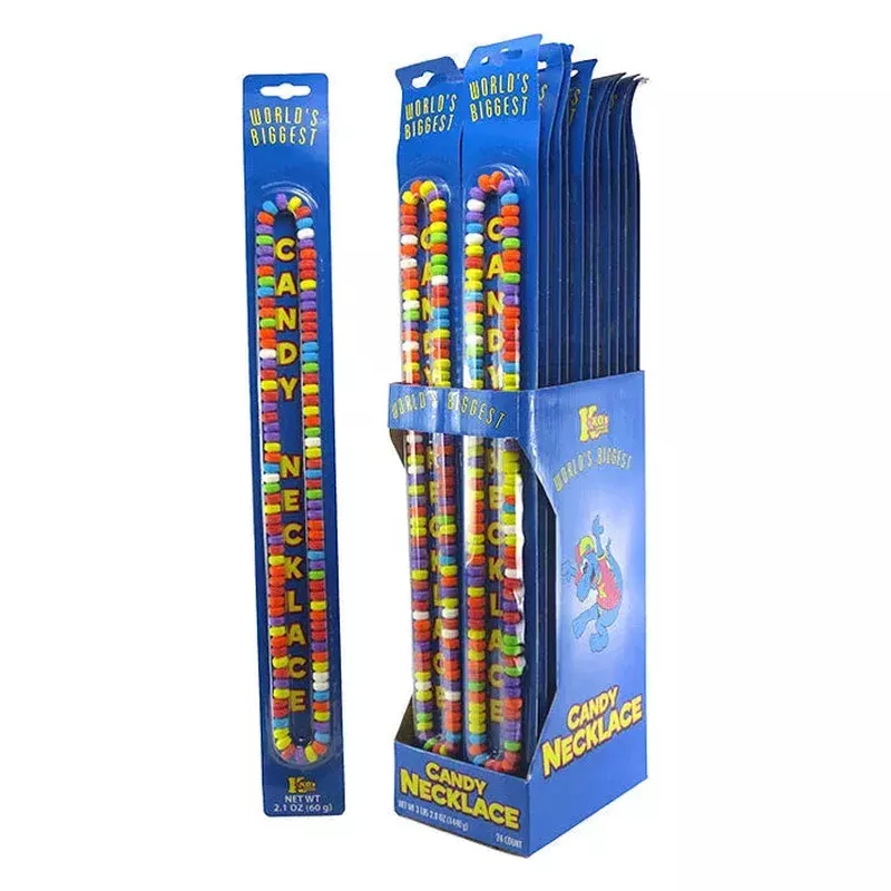 World 's Biggest Candy Necklaces: 24-Piece Box