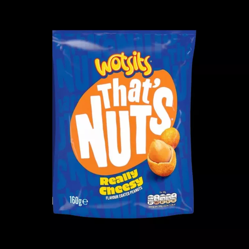 Wotsits That’s Nuts Really Cheesy (UK) 160g