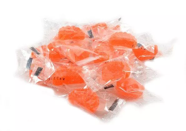 Wrapped Orange Jelly Slices - 5 lb.