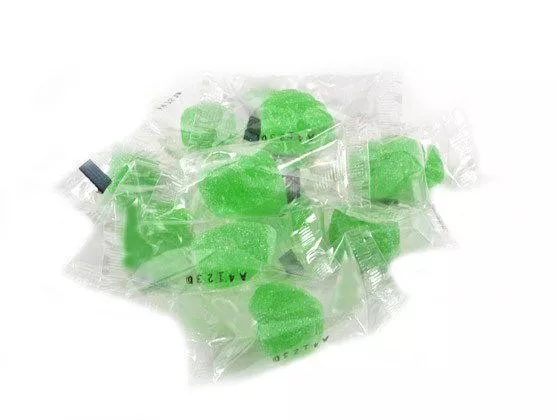 Wrapped Spearmint Jelly Slices - 5 lb.