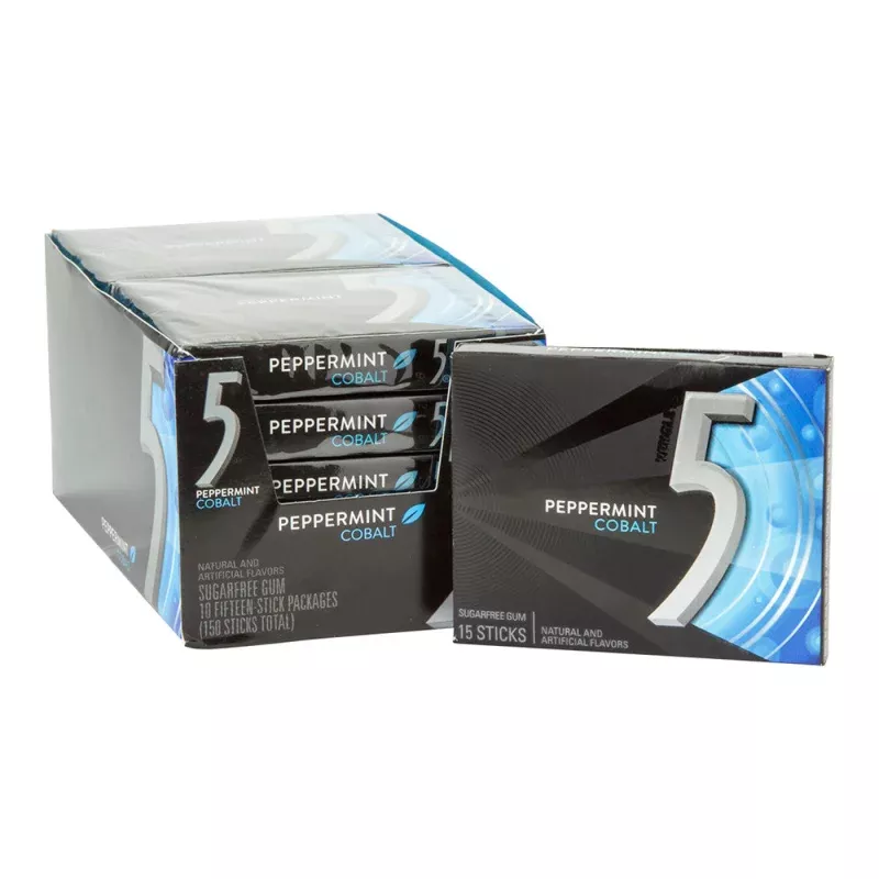 Wrigley’s 5 Gum – Cobalt 15-Stick 10ct