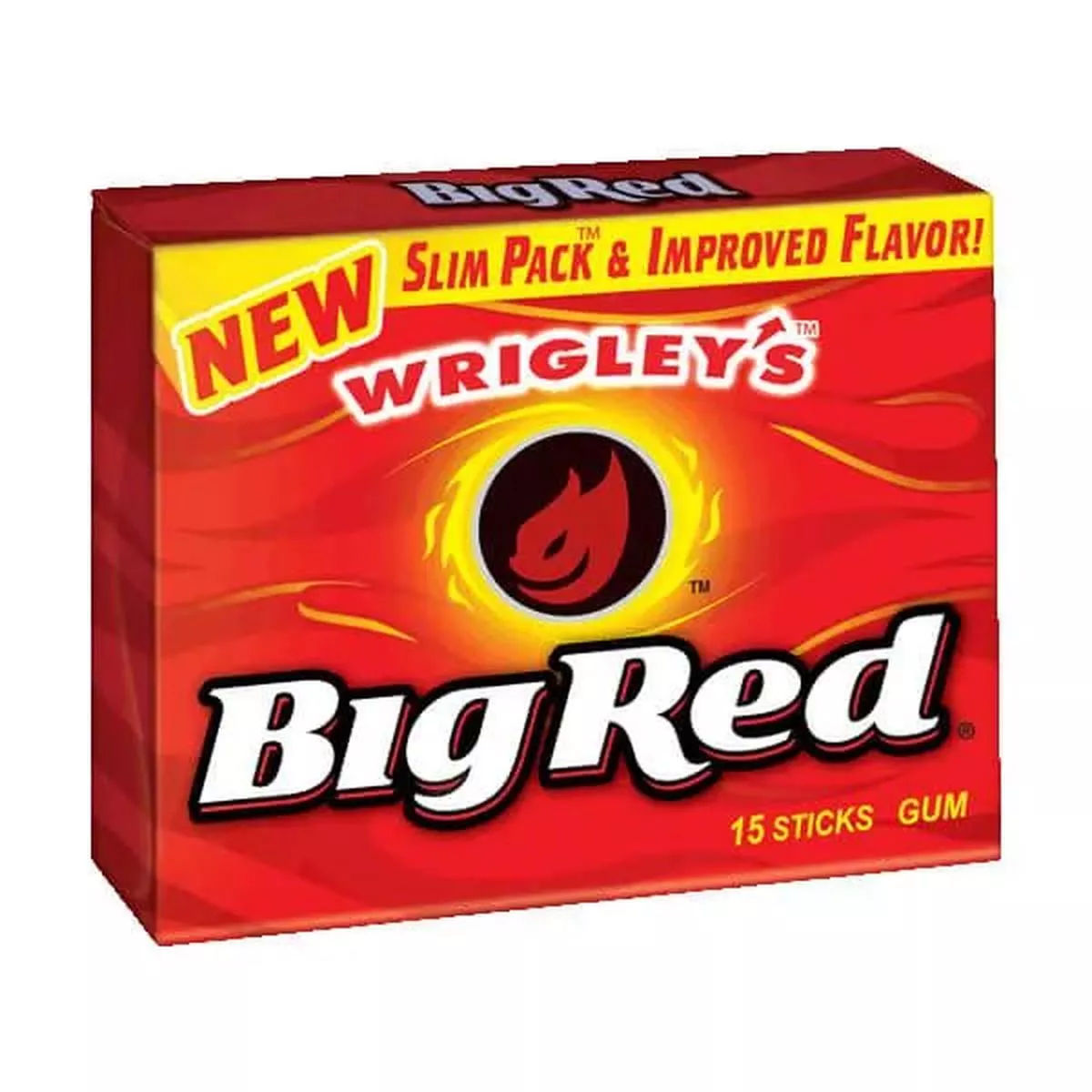 Wrigley's Big Red Gum 15CT Packs: 10-Piece Box