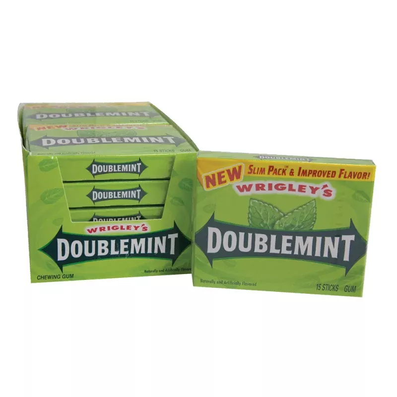 Wrigley’s Doublemint – 15-Stick Slim Packs 10ct