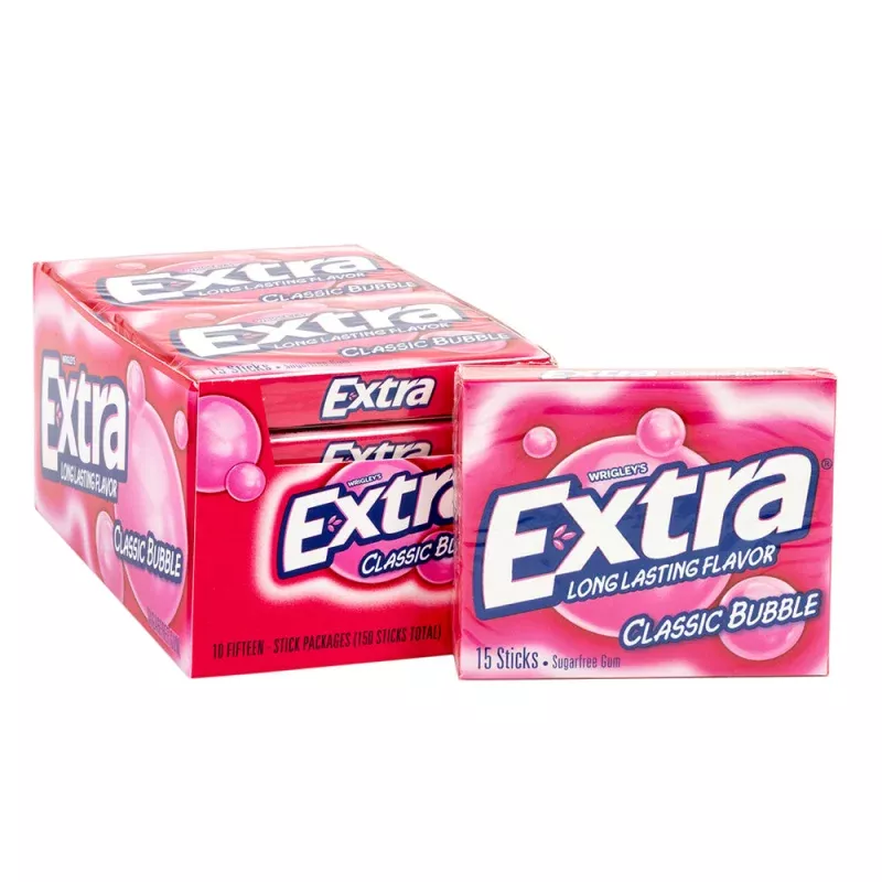 Wrigley’s Extra Bubble Gum – Slim 10ct