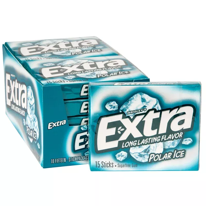 Wrigley’s Extra Polar Ice – 15-Stick Slim Packs 10ct
